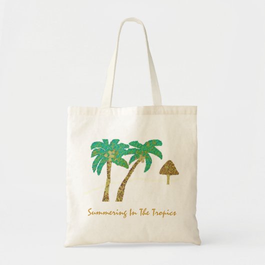 Samenvatting in de tropen tote bag (Voorkant)