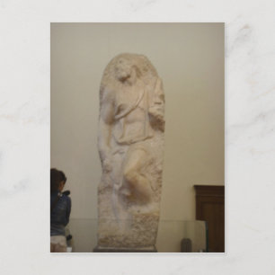 Samenvatting Michelangelo, Saint Matthew, Evangeli Briefkaart