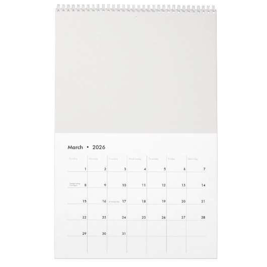 Samenvatting Nieuwjaar 2026 Kalender (Mar 2026)