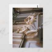 Samenvatting Sagrestia Nuova van Michelangelo in h Briefkaart (Voorkant / Achterkant)