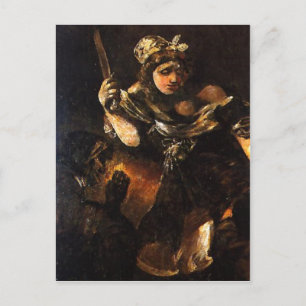 Samenvatting van de beschrijving Judith y Holofern Briefkaart