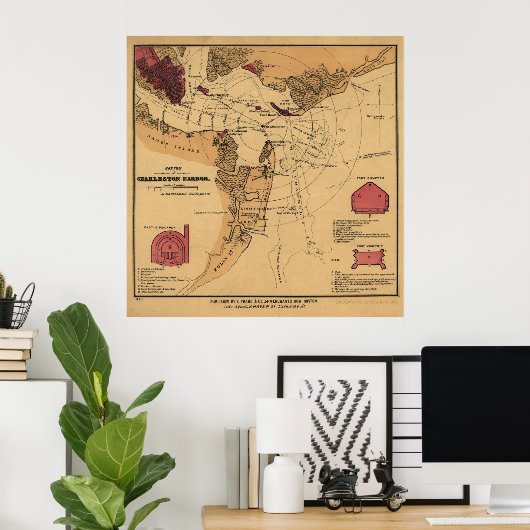 Samenvatting van de burgeroorlog poster (Thuiskantoor)