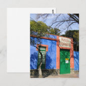 Samenvatting van het blauwe huis in Coyoacan, waar Briefkaart (Voorkant / Achterkant)