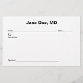 Samenvoegd recept pad briefpapier (Voorkant)