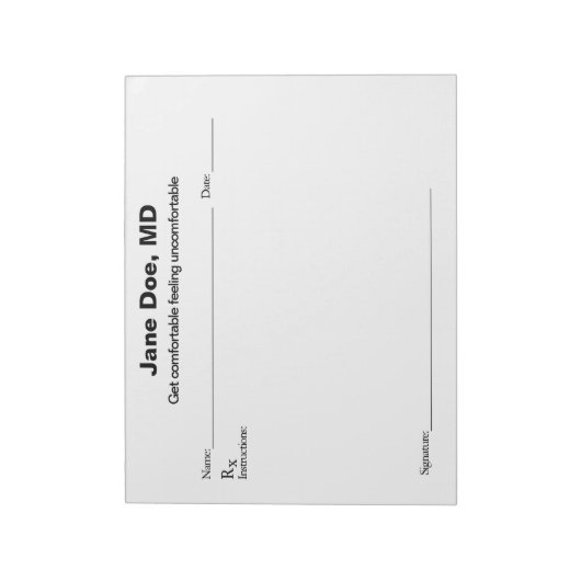 Samenvoegd recept pad notitieblok (Linkerzijde)