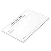 Samenvoegd recept pad notitieblok (Schuin)