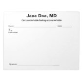 Samenvoegd recept pad notitieblok (Voorkant)