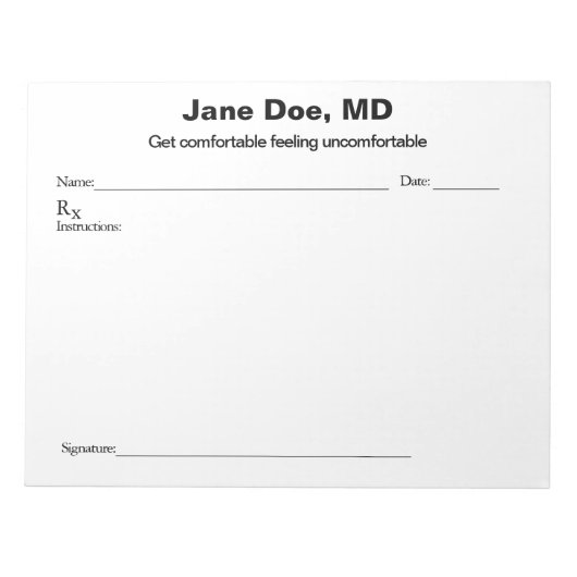 Samenvoegd recept pad notitieblok (Voorkant)