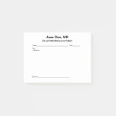 Samenvoegd recept pad post-it® notes (Voorkant)