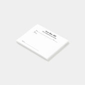 Samenvoegd recept pad post-it® notes (Schuin)