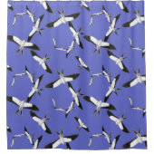 Samenvoegen met Natuur - met slibstaart beklede me Douchegordijn (Voorkant)