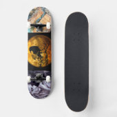Samenvoeging van Halloween wonder in actiepictogra Persoonlijk Skateboard (Voorkant)