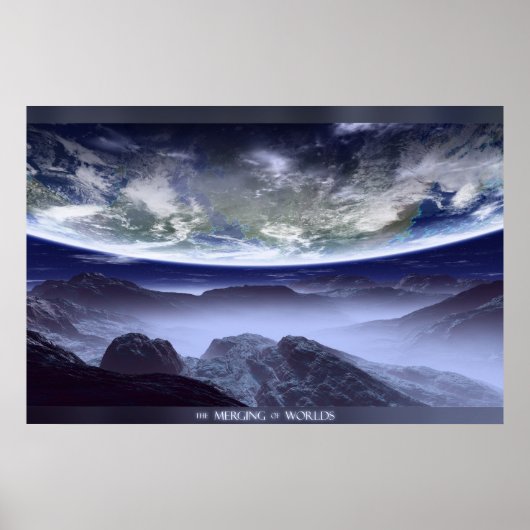 Samenvoeging van werelden poster (Voorkant)