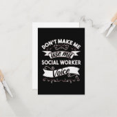 SAMENWERKER STEM KAART (Voorkant / Achterkant in situ)