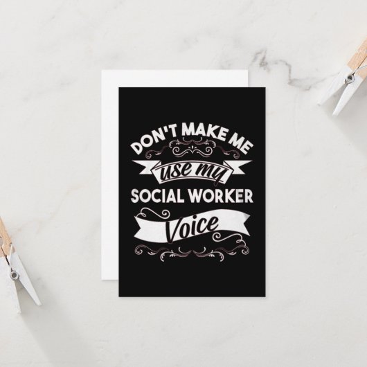 SAMENWERKER STEM KAART (Voorkant / Achterkant in situ)