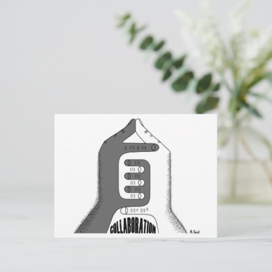 Samenwerking Briefkaart (Staand voorkant)