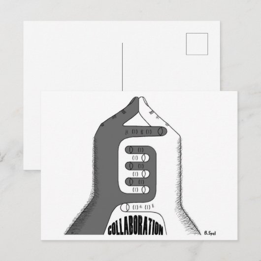 Samenwerking Briefkaart (Voorkant / Achterkant)