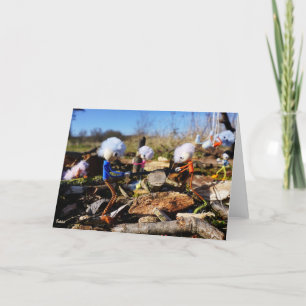 Samenwerking van Fubby poppetjes. Bedankkaart