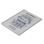 Samenwerking van werknemers maakt het droom werkel notitieboek (Linkerzijde)