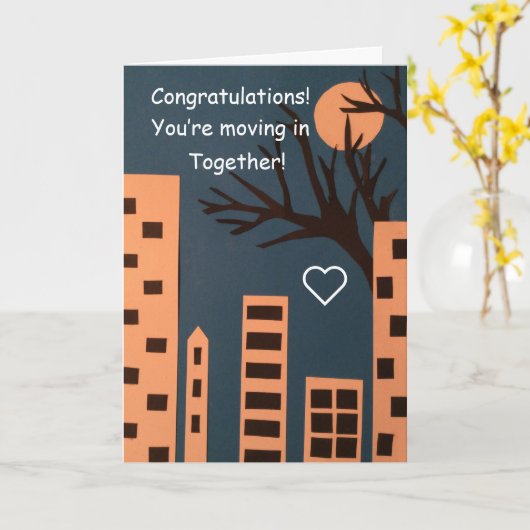 Samenwonen kaart (Gele Bloem)