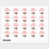 samenzwering ronde sticker (Vel)