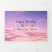 Samenzwering Theorist B-day Drieluik Kaart (Cover)