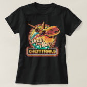 samenzwering Theory Chemtrails Jet Plane Skulls Re T-shirt (Design voorkant)