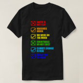 samenzwering Theory Parody Gift Lie T-shirt (Design voorkant)