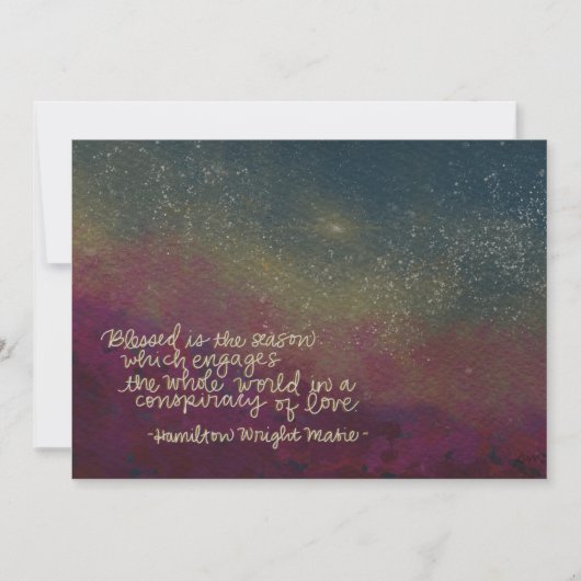 Samenzwering van Liefde 7x5 Feestdagenkaart (Voorkant)