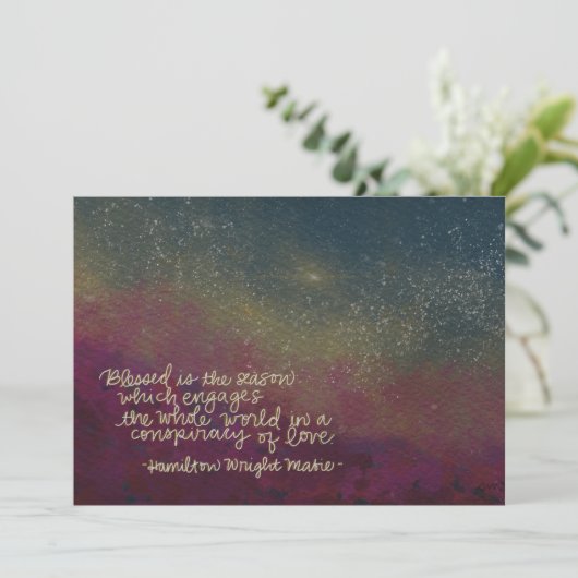 Samenzwering van Liefde 7x5 Feestdagenkaart (Staand voorkant)