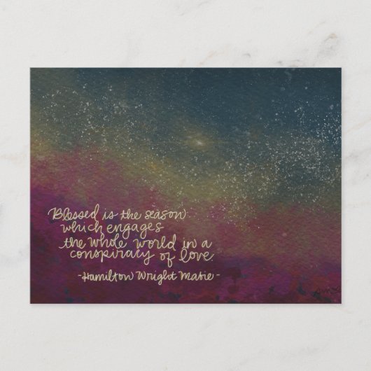 Samenzwering van Liefde Feestdagenkaart (Voorkant)