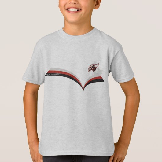 Samenzweringsband surfen op grafisch formaat t-shirt (Voorkant)