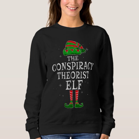 Samenzweringstheoreticus Elf Group Matching Christ Trui (Voorkant)