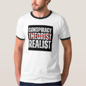 Samenzweringstheoreticus Grappig T-shirt (Voorkant)