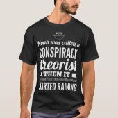 Samenzweringstheorie van Noah's Ark T-shirt (Voorkant)