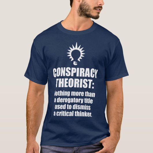 Samenzweringstheorist Definitie T-shirt (Voorkant)