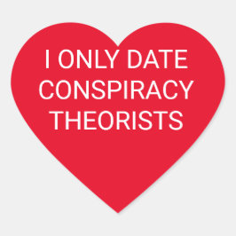 Samenzweringstheorist Hart Sticker