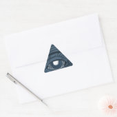 Samenzweringstheorist Illuminati Pyramid Eye Sticker (Envelop)