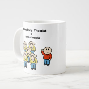 Samenzweringstheorist = niet-schaapherend grote koffiekop