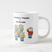 Samenzweringstheorist = niet-schaapherend grote koffiekop (Rechts)