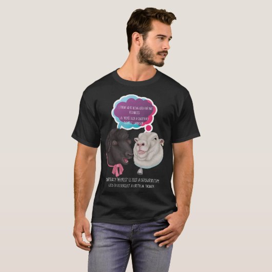 Samenzweringstheorist T-Shirt (Voorkant volledig)