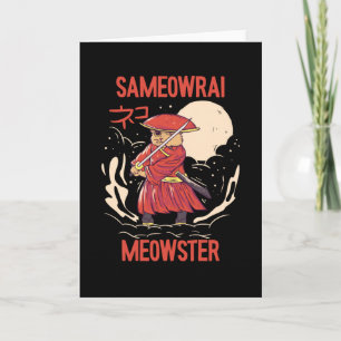 Sameowrai Meowster Cat Samurai Kaart