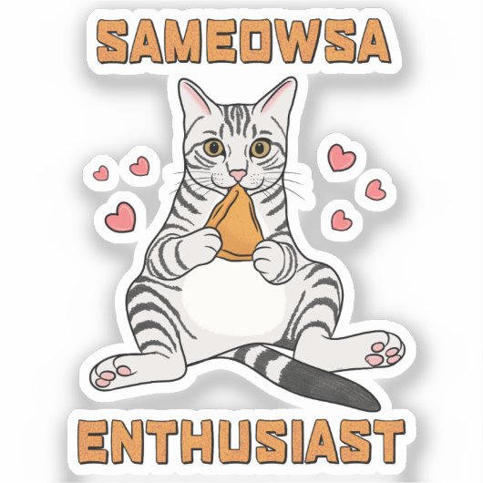 Sameowsa Enthusiast | Sticker (Voorkant)