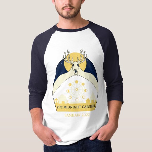 Samhain 2022 Basic 3/4 Sleeve Raglan T-Shirt (Voorkant)