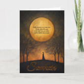 Samhain Autumn Greeting Card, customizable Bedankkaart (Voorkant)