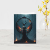 Samhain Blessings Kaart (Gele Bloem)