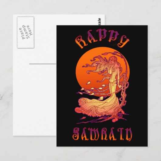 Samhain Briefkaart (Voorkant / Achterkant)