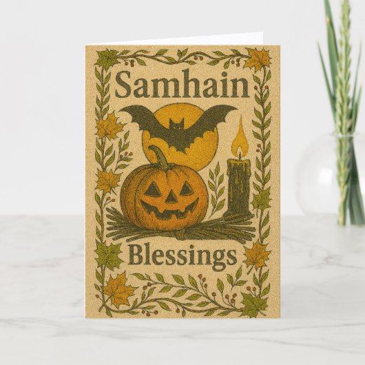 Samhain Card Feestdagen Kaart (Voorkant)