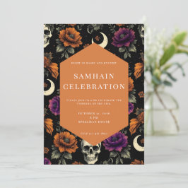 Samhain | Dag van de Doden | Halloween Uitnodiging