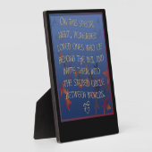 Samhain en Dag van de Doden Fotoplaat (Zijkant)